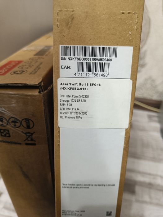 Acer 16 OLED 3K 120Hz i5 13th GDDR5 1TB SSD