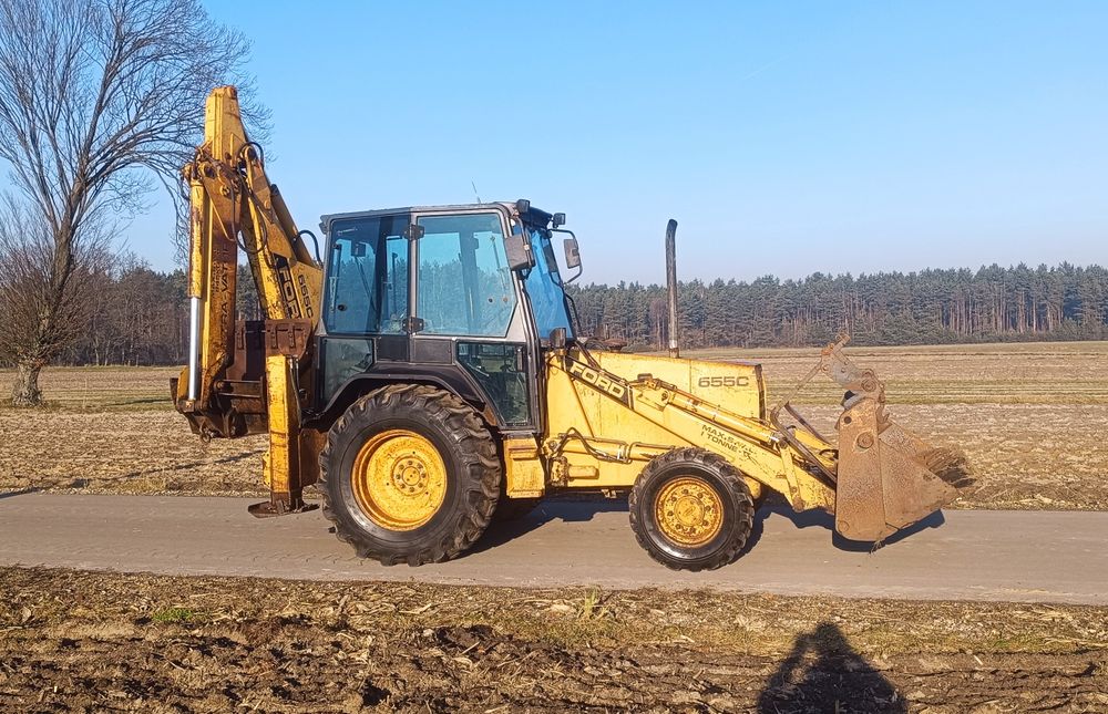Koparko ładowarka Ford 655 Turbo Full opcja, Sprowadzona JCB ,