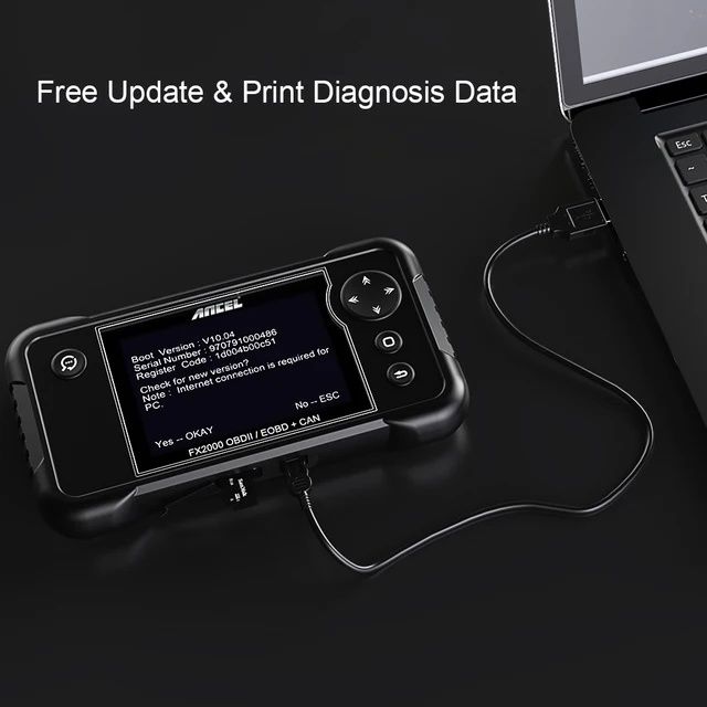 Scanner de diagnóstico Ancel FX2000 novo