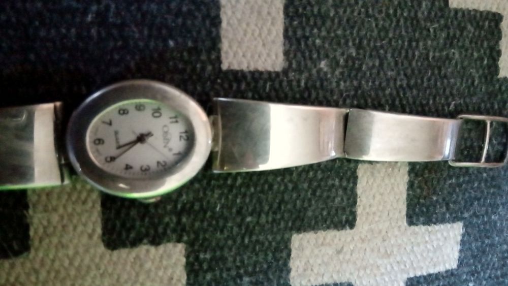Zegarek srebrny, bransoletka