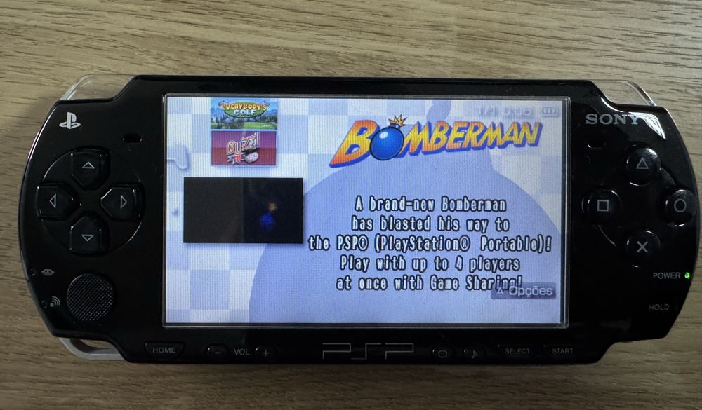 Sony PSP 2004 com vários jogos