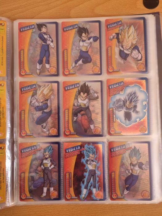 caderneta completa de dragon ball z super da panini