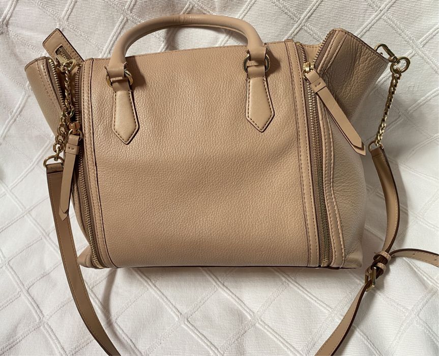 Victoria’s Secret - Mala Bolsa de Mão / Tiracolo Bege Nude (usada)