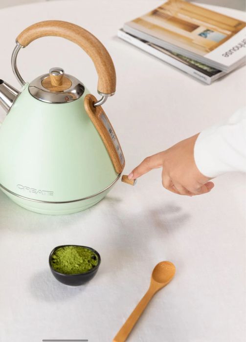 Vendo chaleira elétrica da marca Create na cor verde claro