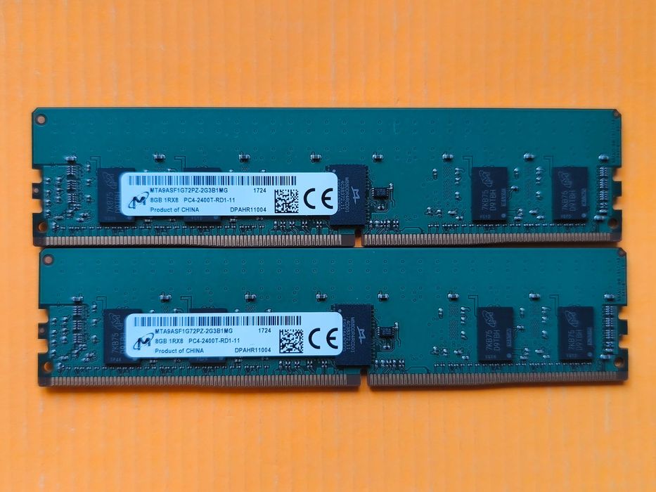Micron 8GB ECC DDR4 2400 PC4-19200R Reg серверная