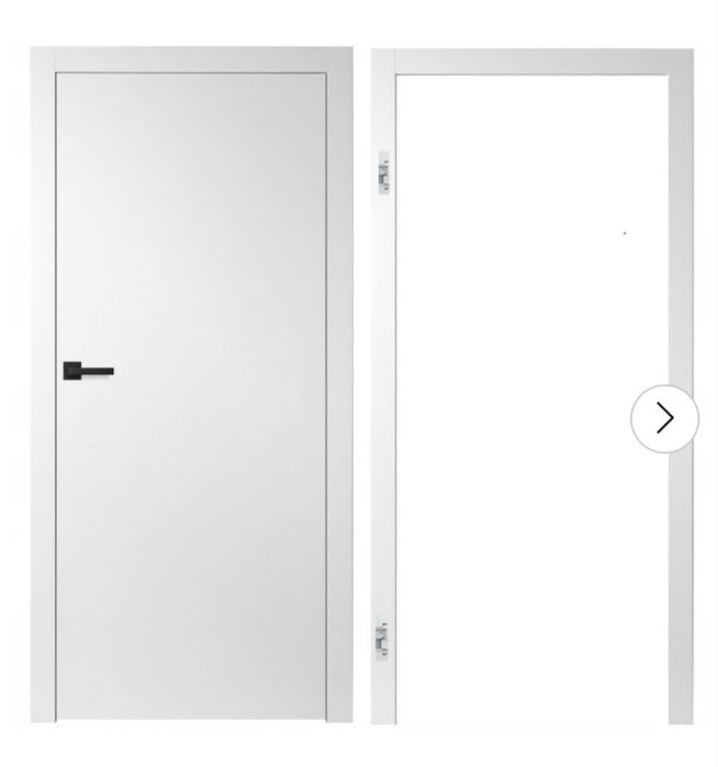 Drzwi bezprzylgowe prawe Voster, ościeżnica regulowana, kolor Clay