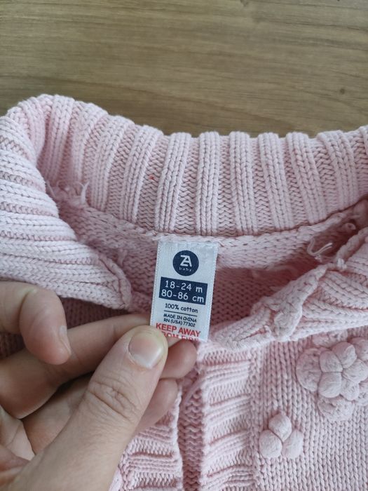 Sweterek na guziki Zara baby 80/86