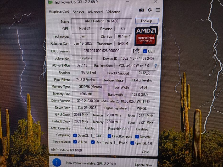 Matestation S Ryzen 5 4600G AMD RX6400