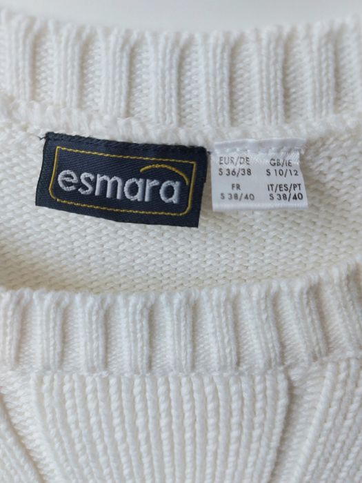 Biały sweter Esmara rozmiar S