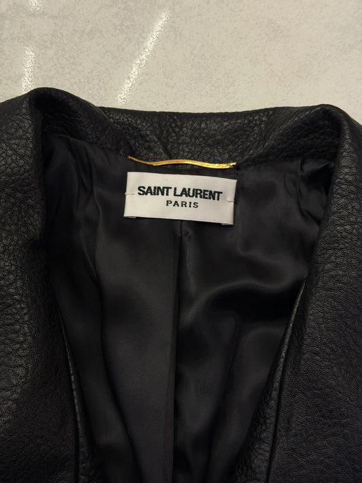 Шкіряна куртка Saint Laurent