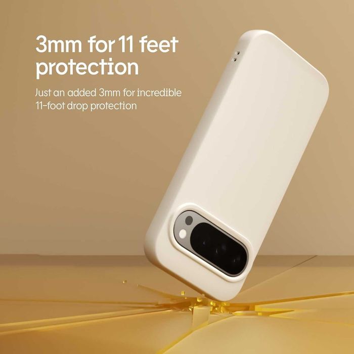 RHINOSHIELD SolidSuit etui do Google Pixel 9 Pro XL pancerne beżowe