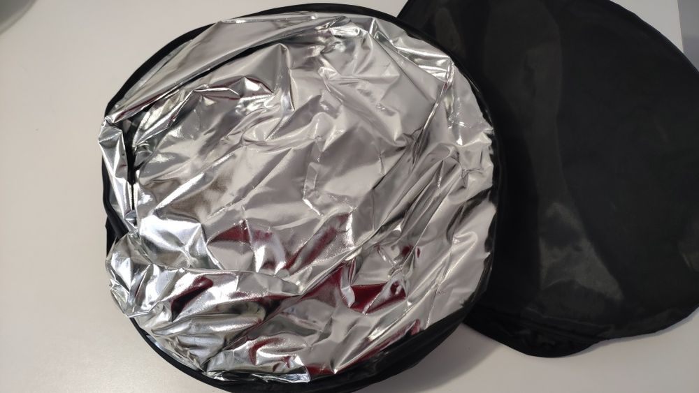 Refletor 110cm 5 em 1 difusor rebatedor reflector dobrável NOVO64354208696833123