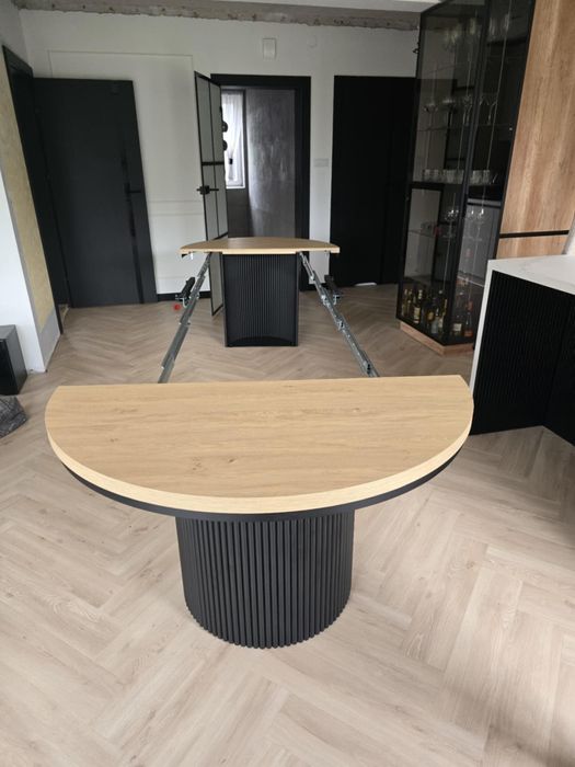 Stół okrągły lamel