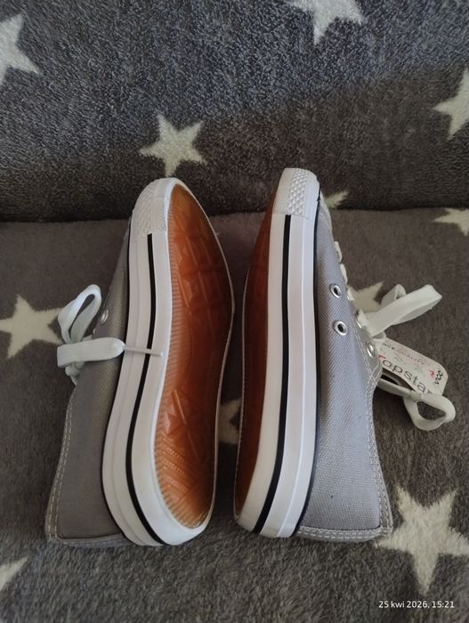 Szare trampki tenisówki Vico 33 nowe