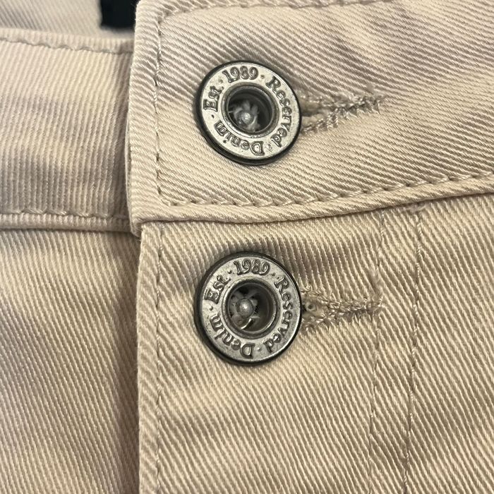 Spodnie jeansy jasny beż Reserved Denim M-38