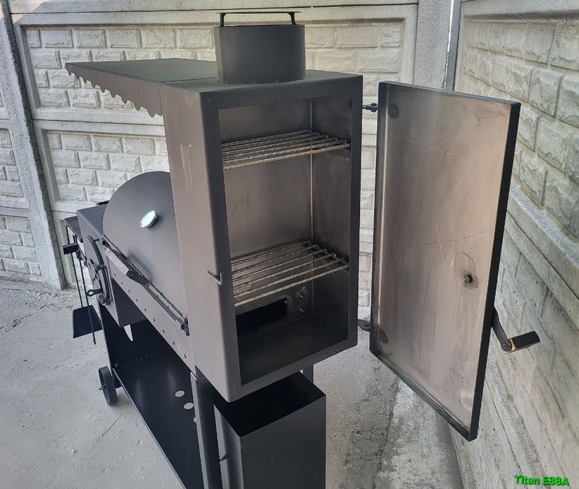 5мм • ПОСИЛЕННЯ • ГАРАНТІЯ •Мангал Піч Коптильня  Смокер/Гриль/Барбекю