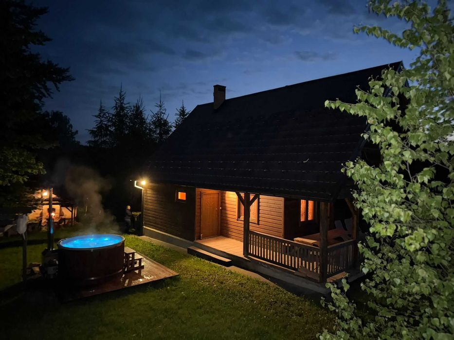 domek w górach z jacuzzi, na wyłączność z balią