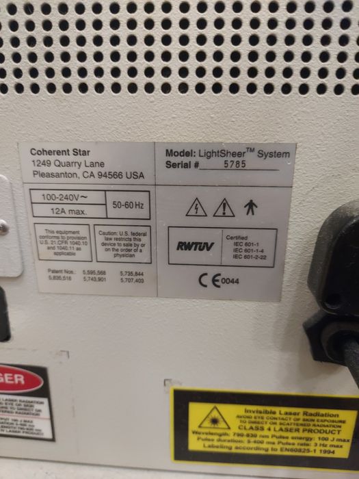 Продам косметологический лазер для эпиляции Lumenis LightSheer EC