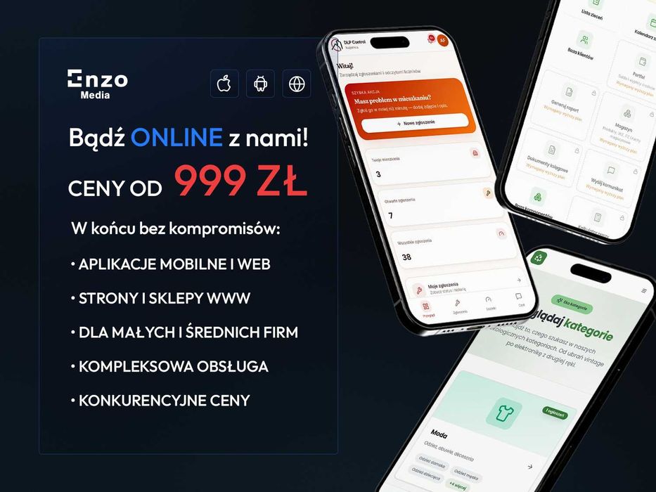 Strony WWW, sklepy i aplikacje – szybka realizacja i wsparcie po wdrożeniu