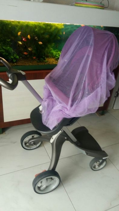 Коляска Stokke Xplory V4 2в1 люлька + прогулочный блок+сумка