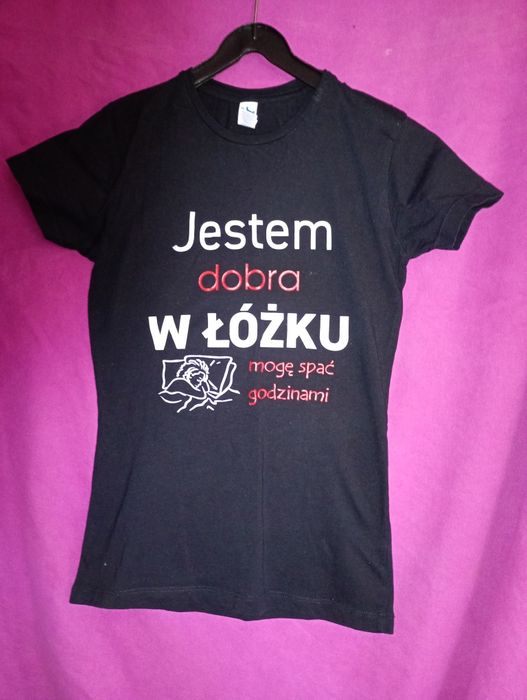 Bluzeczka z zabawnym napisem