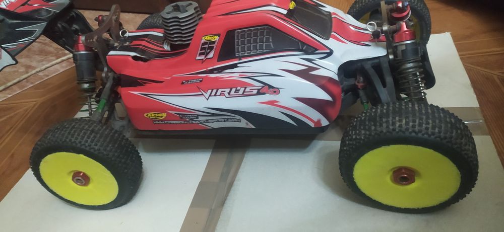 Rc nitro carson escala 1/8 tração as 4