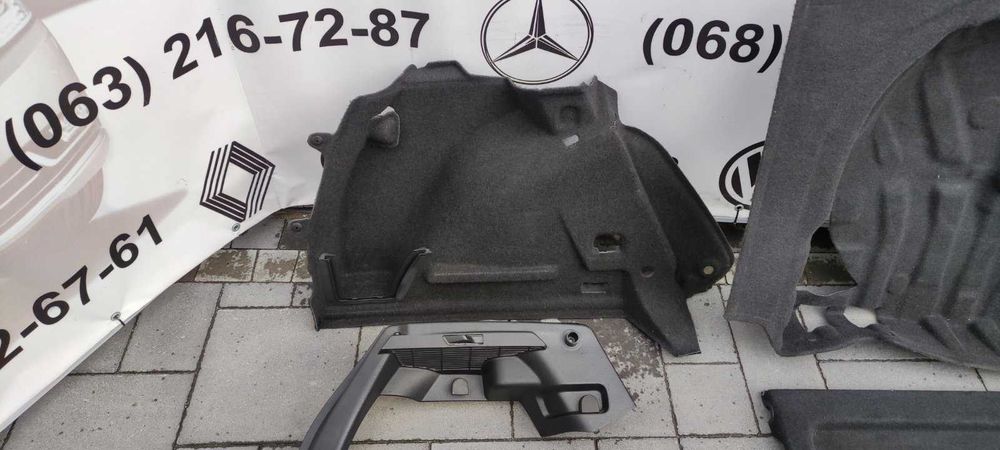 Коплект  багаждника golf 7 хечбек 5g6867427d 5gm863007 полка карта