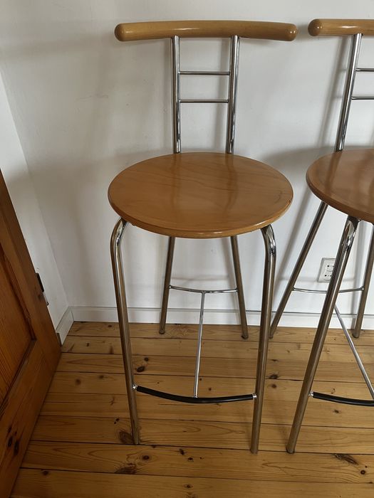 Hokery krzesła komplet