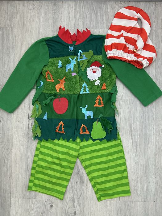 Карнавальний костю гном ельф зріст 92-98см