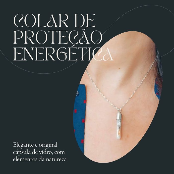 Colar proteção energética. hauxhaux.pt