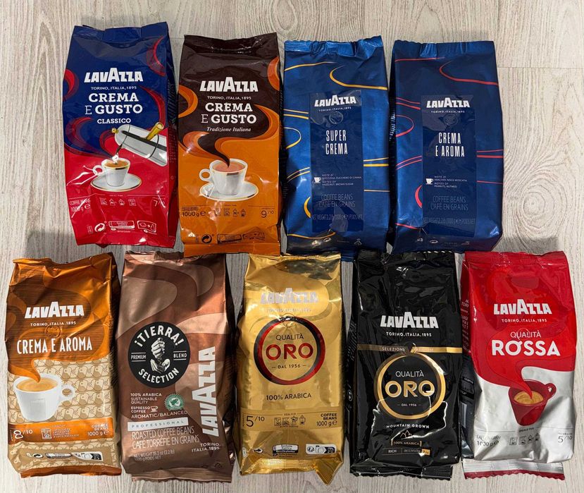 Кофе Кава Lavazza Kimbo в зернах мелена молотый Якобс растворимый