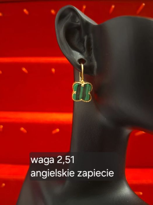 Złota koniczynka szczescia 585 Wrocław