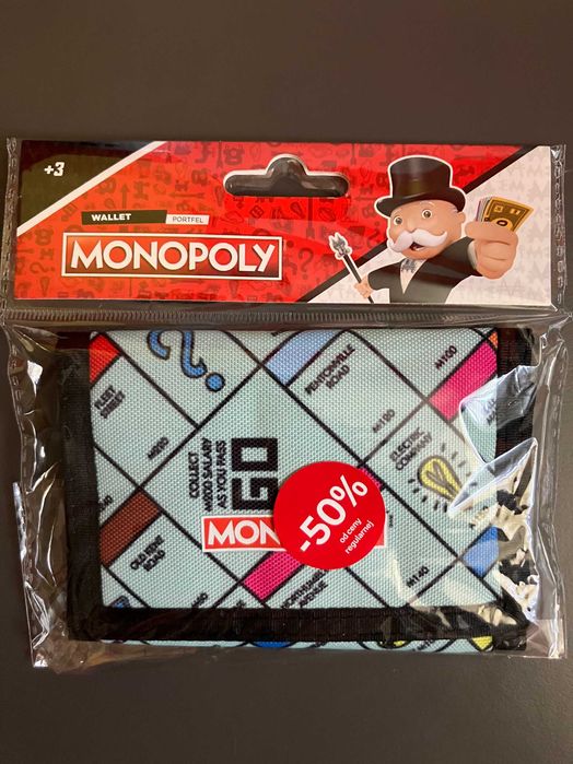 Oryginalny portfel "Monopoly".