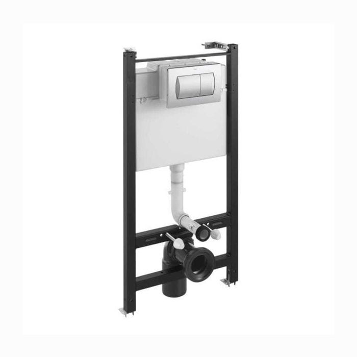 Stelaż podtynkowy z przyciskiem.