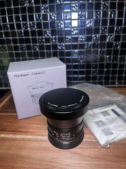 TTArtisan 7.5mm f/2 Fisheye Sony E – idealny stan – pełny zestaw