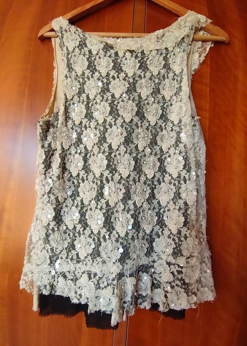 Top de renda Twins Set