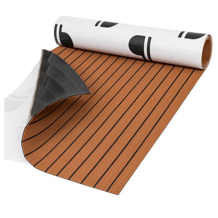 Samoprzylepna mata pianka EVA Teak 240x90cm 6mm do łodzi jachtu
