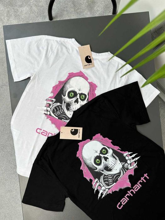 Футболка CARHARTT Figures (Черная / Белая • XS S M L XL XXL)