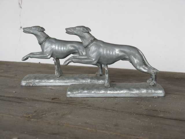 Bookends Silver Greyhound Dogs 25eu