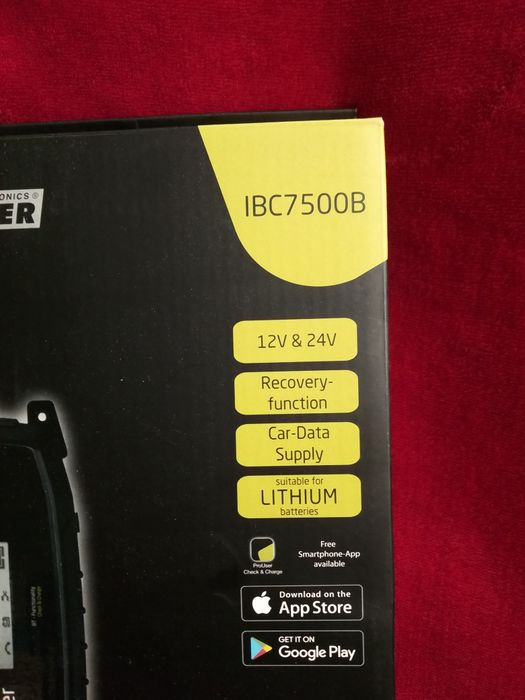 Prostownik Pro User IBC7500B ładowarka 16637 Bluetooth 7, 5A