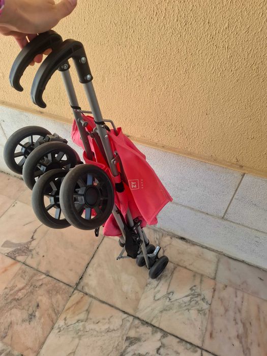 Carrinho bengala zippy rosa