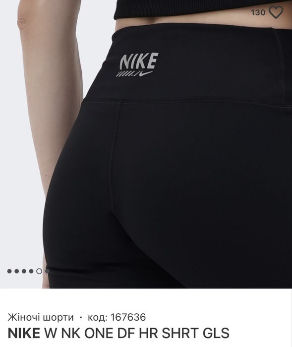 Шорти велосипедки NIKE W NK ONE м/л
