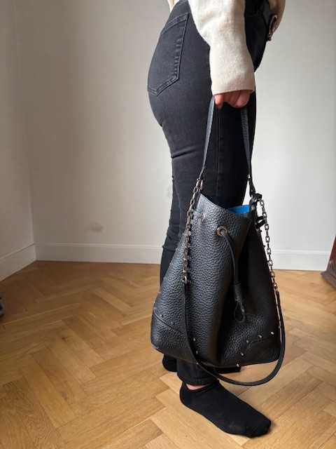 Torebka worek FURLA skórzana