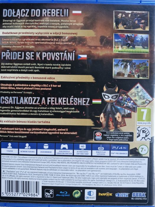 Sonic Forces gra na PS4