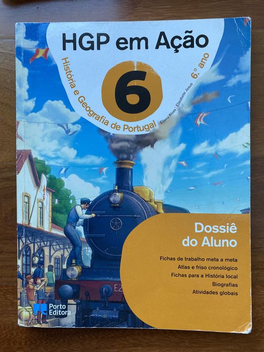 Livros e cadernos de fichas de História do 5 ano Oiã • OLX Portugal