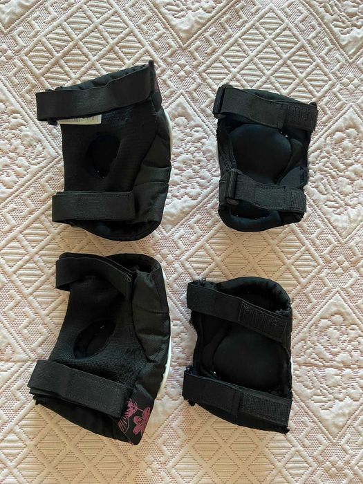 Kit proteção menina, bicicleta