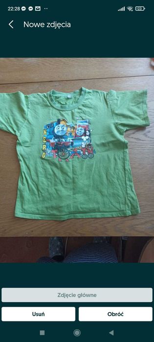 Tomek i przyjaciele t-shirt dziecięcy r. 116