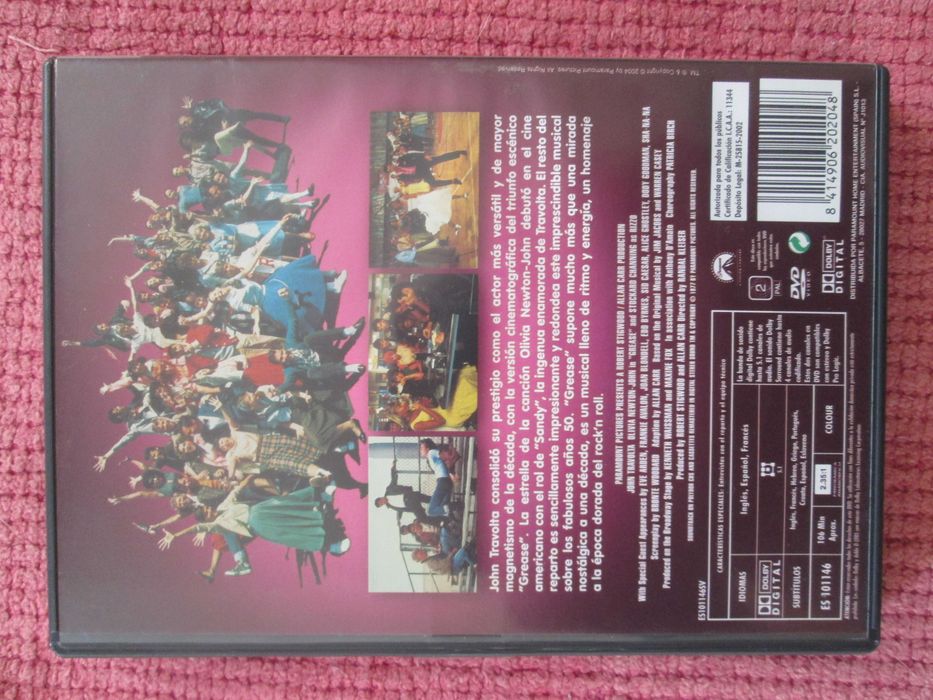 DVD Greese, com John Travolta, Stockard Channing, Olivia Newton-John