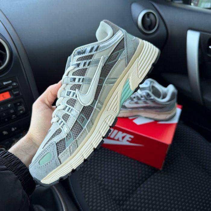 Кросівки Кроссовки Nike P-6000 Grey Green Серый Зелёный Сірий Зелений Кросовки демісезон