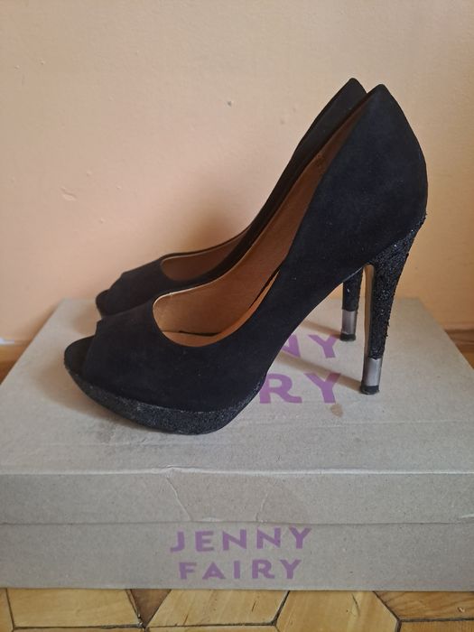 Czółenka na platformie rozm.35